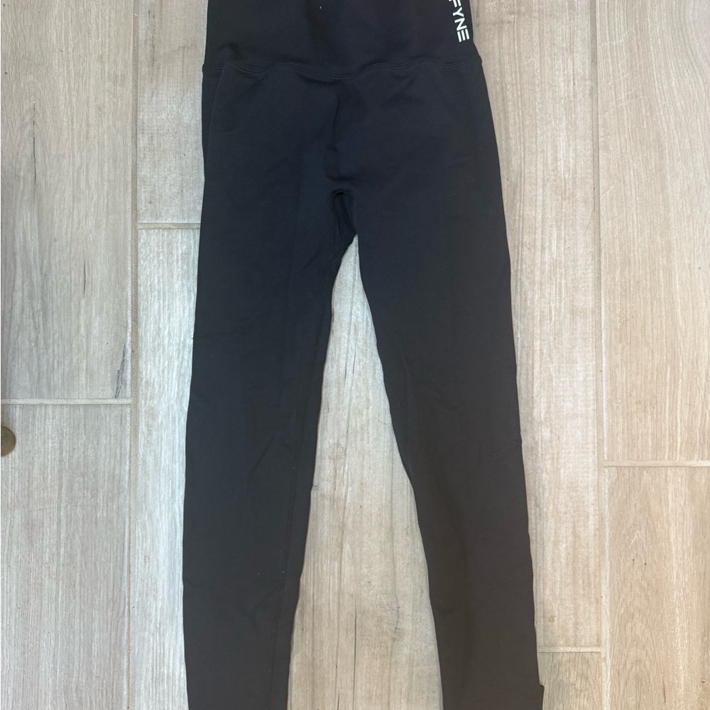 Black High-Waist Full-Length Leggings